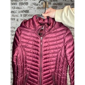 32° heat | women maroon down filled jacket